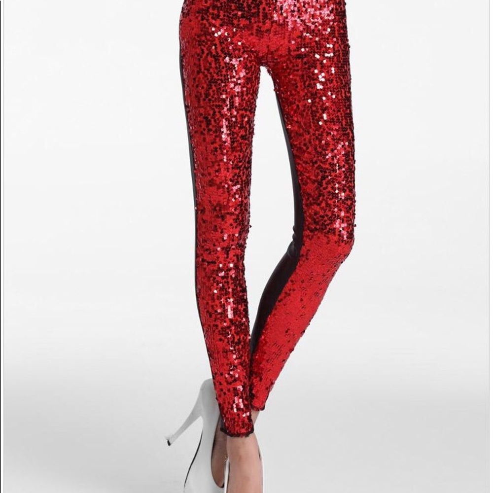Leggings Elastic High Waist Sexy Faux Leather